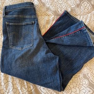 Levi’s Mile High Cropped Wide Leg Jeans
